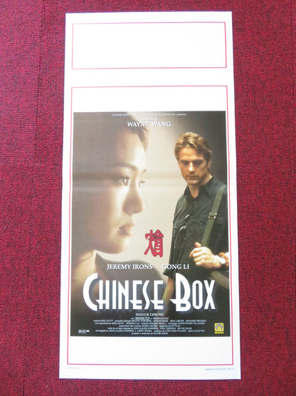 CHINESE BOX ITALIAN LOCANDINA POSTER JEREMY IRONS GONG LI 1997