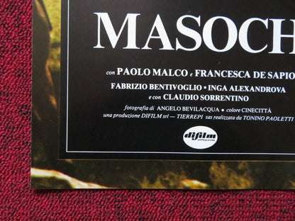 MASOCH - A  ITALIAN FOTOBUSTA POSTER PAOLO MALCO FRANCESCA DE SAPIO 1980