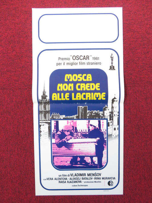 MOSCOW DOES NOT BELIEVE IN TEARS ITALIAN LOCANDINA POSTER VERA ALENTOVA 1980