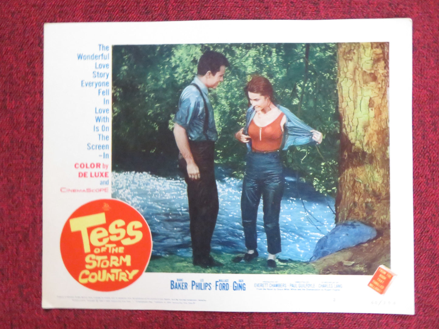 TESS OF THE STORM COUNTRY US LOBBY CARD FULL SET DIANE BAKER LEE PHILIPS 1960