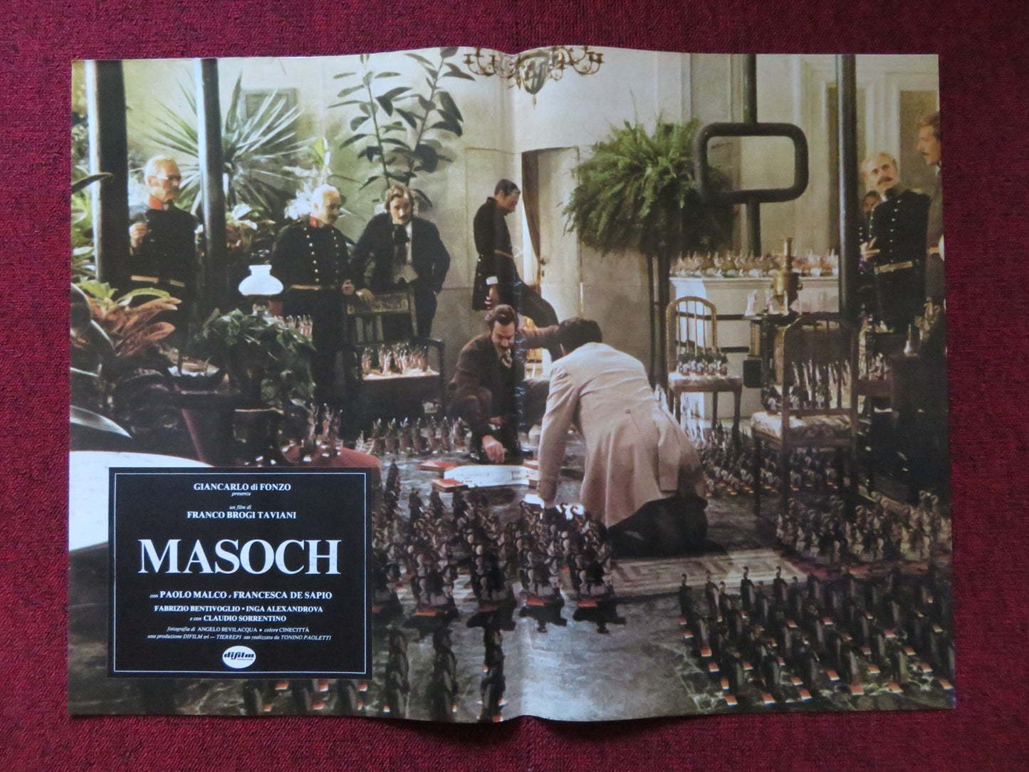 MASOCH - B  ITALIAN FOTOBUSTA POSTER PAOLO MALCO FRANCESCA DE SAPIO 1980