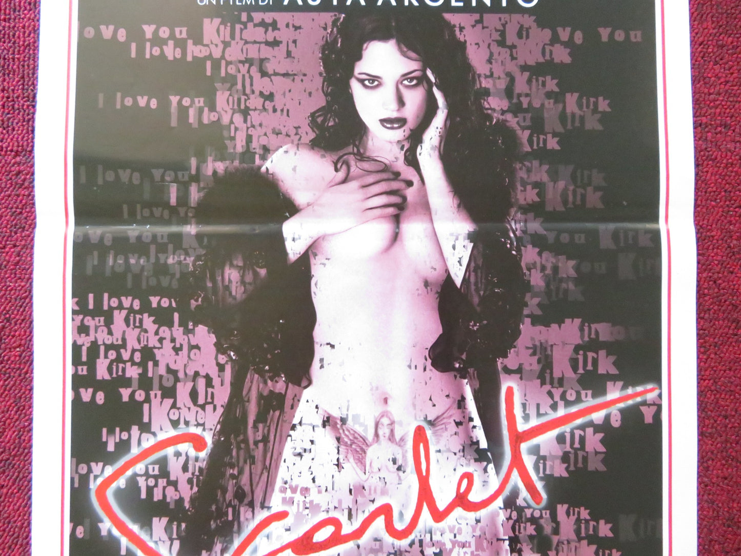 SCARLET DIVA ITALIAN LOCANDINA POSTER ASIA ARGENTO JEAN SHEPARD 2000