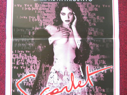 SCARLET DIVA ITALIAN LOCANDINA POSTER ASIA ARGENTO JEAN SHEPARD 2000