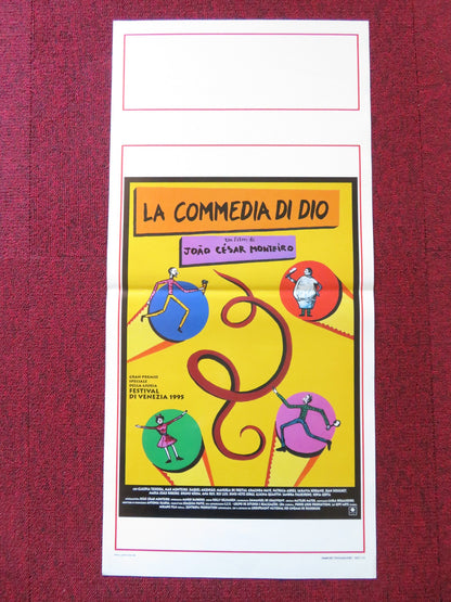 LA COMMEDIA DI DIO ITALIAN LOCANDINA POSTER CLAUDIA TEIXEIRA 1995