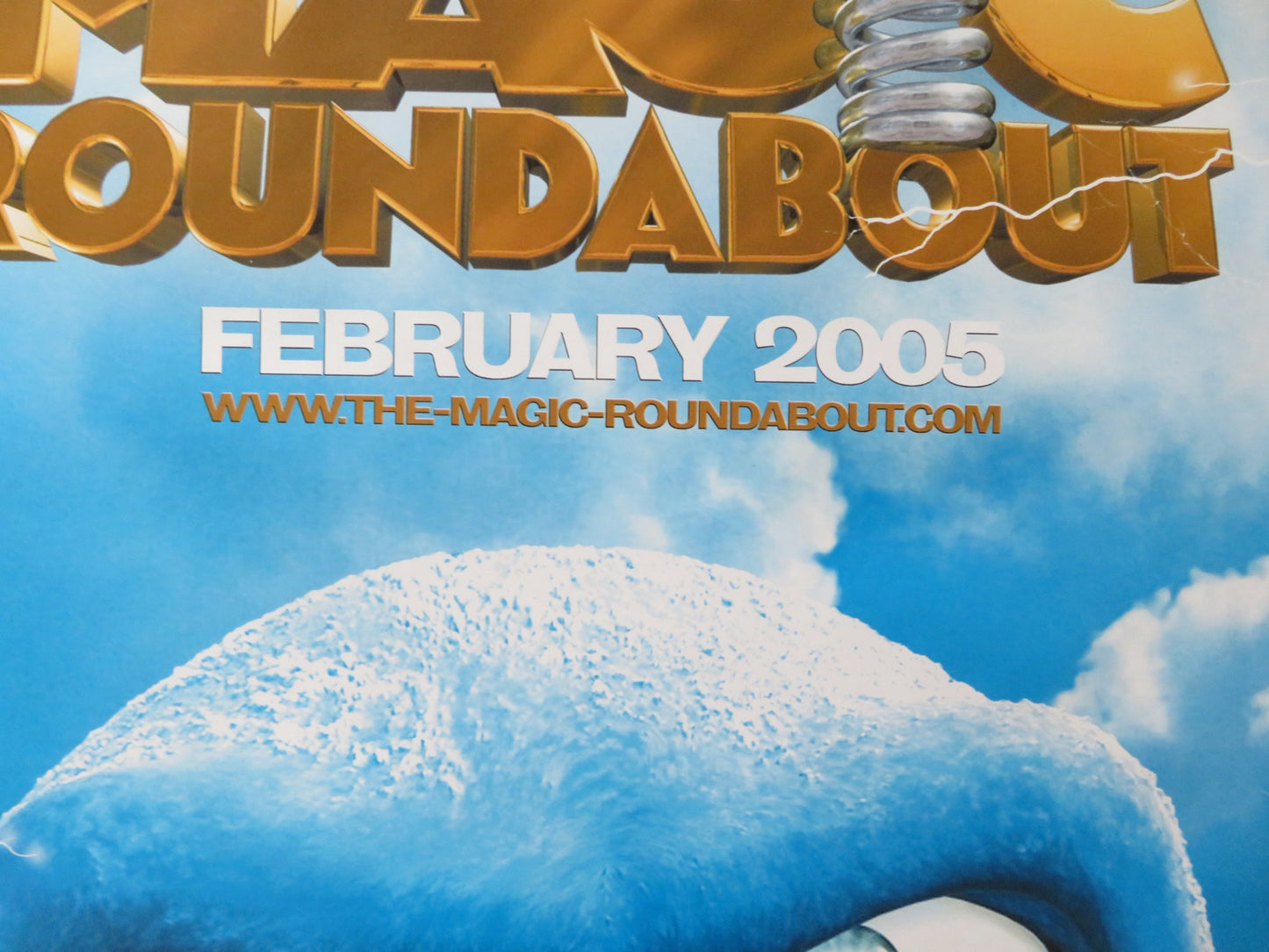 THE MAGIC ROUNDABOUT: THE MOVIE UK QUAD (30"x 40") ROLLED POSTER TOM BAKER 2005