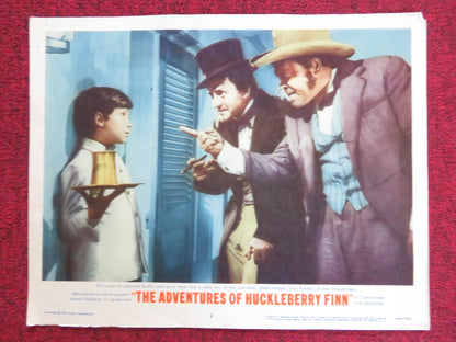 THE ADVENTURES OF HUCKLEBERRY FINN US LOBBY CARD FULL SET TONY RANDALL 1960