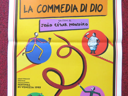 LA COMMEDIA DI DIO ITALIAN LOCANDINA POSTER CLAUDIA TEIXEIRA 1995