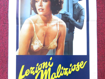 LEZIONI MALIZIOSE ITALIAN LOCANDINA POSTER SYLVIA KRISTEL HOWARD HESSEMAN 1981