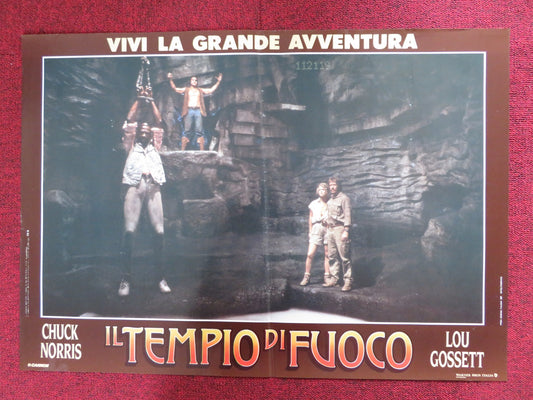 FIREWALKER - C ITALIAN FOTOBUSTA POSTER CANNON CHUCK NORRIS 1986