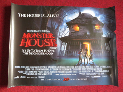 MONSTER HOUSE UK QUAD (30"x 40") ROLLED POSTER SPIELBERG STEVE BUSCEMI 2006