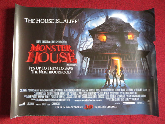 MONSTER HOUSE UK QUAD (30"x 40") ROLLED POSTER SPIELBERG STEVE BUSCEMI 2006
