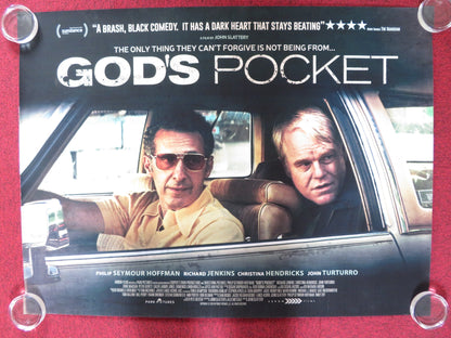 GOD'S POCKET- b UK QUAD ROLLED POSTER PHILIP SEYMOUR HOFFMAN C. HENDRICKS 2014