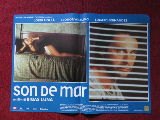 SOUND OF THE SEA - A ITALIAN FOTOBUSTA POSTER JORDI MOLLA LEONOR WATLING 2001