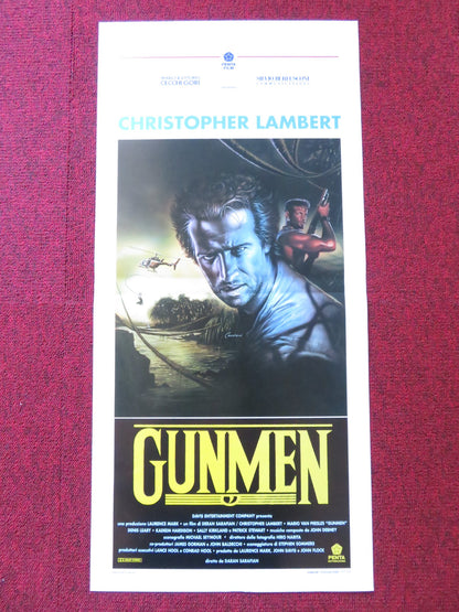 GUNMEN ITALIAN LOCANDINA POSTER CHRISTOPHER LAMBERT MARIO VAN PEEBLES 1993