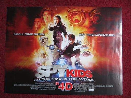 SPY KIDS 4: ALL THE TIME IN THE WORLD IN 4D UK QUAD (30"x 40") ROLLED POSTER