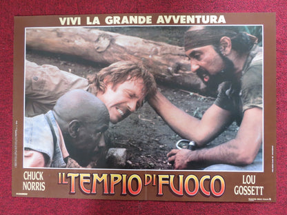 FIREWALKER - F ITALIAN FOTOBUSTA POSTER CANNON CHUCK NORRIS 1986