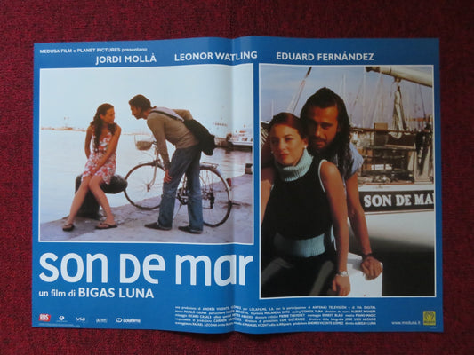 SOUND OF THE SEA - C ITALIAN FOTOBUSTA POSTER JORDI MOLLA LEONOR WATLING 2001