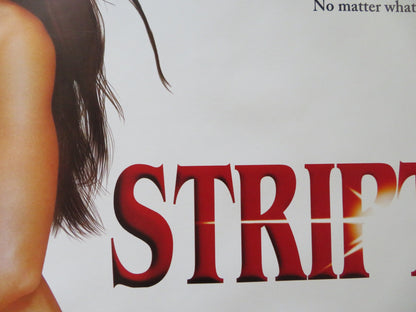 STRIPTEASE UK QUAD (30"x 40") ROLLED POSTER DEMI MOORE BURT REYNOLDS 1996