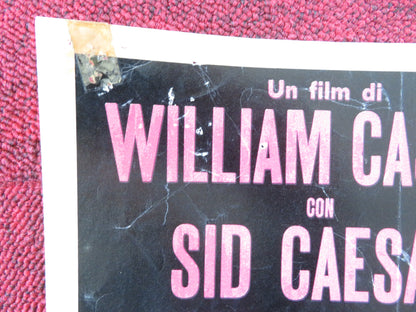 THE SPIRIT IS WILLING - E ITALIAN FOTOBUSTA POSTER SID CAESER VERA MILES 1967