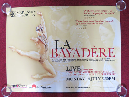 LA BAYADERE UK QUAD ROLLED POSTER VIKTORIA TERESHKINA 2010s