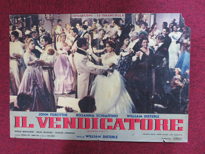 IL VENDICATORE / DUBROWSKY - A ITALIAN FOTOBUSTA POSTER JOHN FORSYTHE 1959