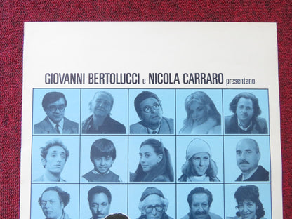 IL BI E IL BA ITALIAN LOCANDINA POSTER NINO FRASSICA LEO GULLOTTA 1986