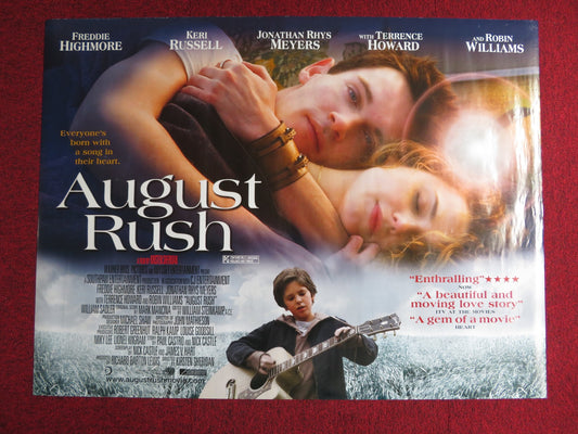 AUGUST RUSH UK QUAD (30"x 40") ROLLED POSTER FREDDIE HIGHMORE KEN RUSSELL 2007