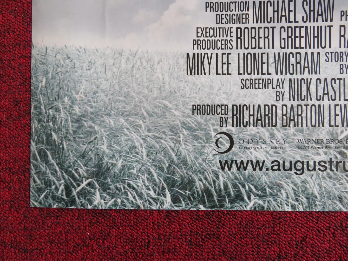 AUGUST RUSH UK QUAD (30"x 40") ROLLED POSTER FREDDIE HIGHMORE KEN RUSSELL 2007