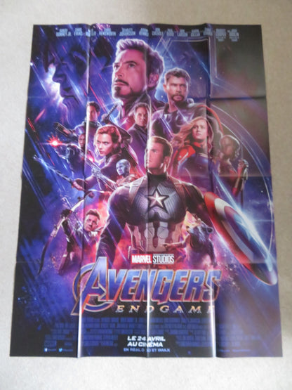 AVENGERS ENDGAME FRENCH GRANDE POSTER ROBERT DOWNEY JR. CHRIS EVANS 2019