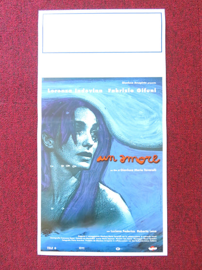 UN AMORE ITALIAN LOCANDINA POSTER LORENZA INDOVINA FABRIZIO GIFUNI 1999