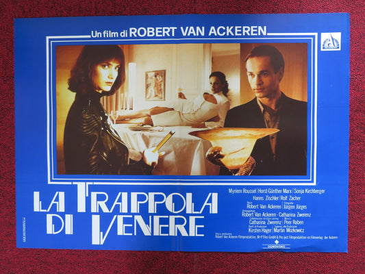 THE VENUS TRAP - B ITALIAN FOTOBUSTA POSTER MYRIEM ROUSSEL HORST G. MARX 1988