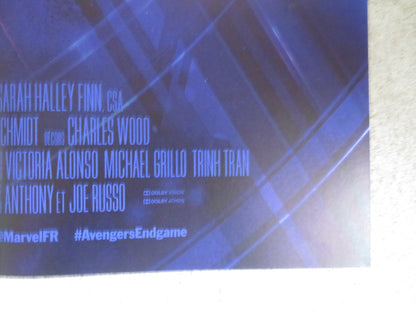 AVENGERS ENDGAME FRENCH GRANDE POSTER ROBERT DOWNEY JR. CHRIS EVANS 2019