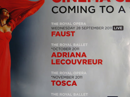 ROYAL OPERA HOUSE CINEMA SEASON 2011 2012 UK QUAD (30"x 40") ROLLED POSTER