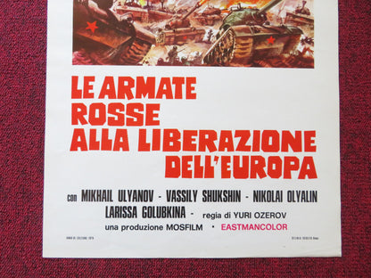 LE ARMATE ROSSE ALLA LIBERAZIONE DELL'EUROPA ITALIAN LOCANDINA POSTER 1971