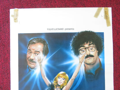 SCUSA SE E'POCO ITALIAN LOCANDINA POSTER MONICA VITTI UGO TOGNAZZI 1982