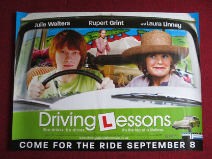 DRIVING LESSONS UK QUAD (30"x 40") ROLLED POSTER RUPERT GRINT JULIE WALTERS 2006