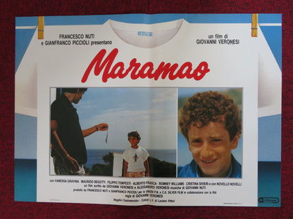 MARAMAO - D ITALIAN FOTOBUSTA POSTER VANESSA GRAVINA MAURIZIO BEGOTTI 1987