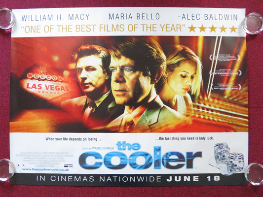 THE COOLER UK QUAD (30"x 40") ROLLED POSTER WILLIAM H. MACY ALEC BALDWIN 2003