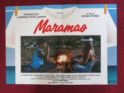 MARAMAO - F ITALIAN FOTOBUSTA POSTER VANESSA GRAVINA MAURIZIO BEGOTTI 1987