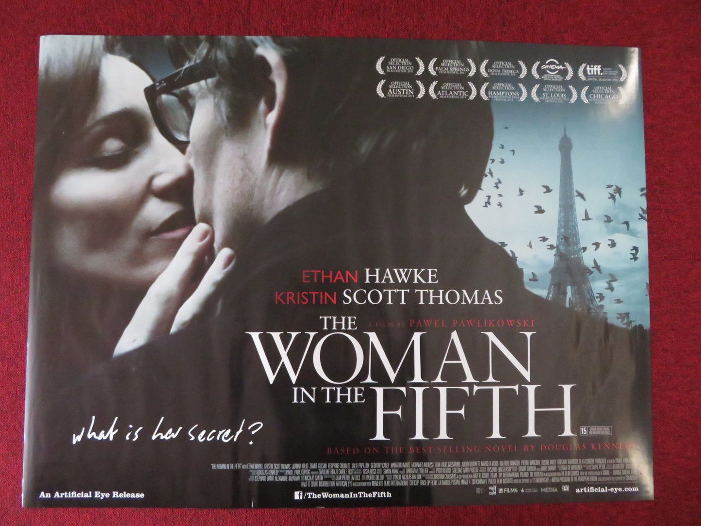 THE WOMAN IN THE FIFTH UK QUAD (30"x 40") ROLLED POSTER ETHAN HAWKE 2011