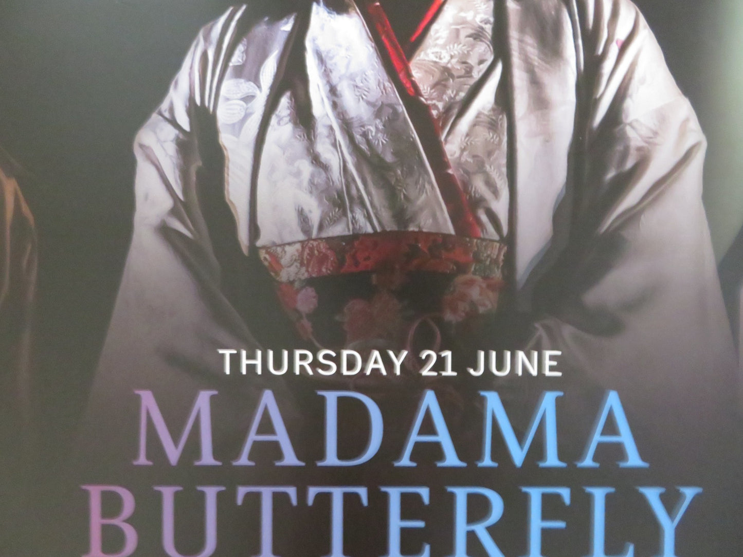 GLYNDEBOURNE FESTIVAL UK QUAD ROLLED POSTER VANESSA MADAME BUTTERFLY SAUL 2015