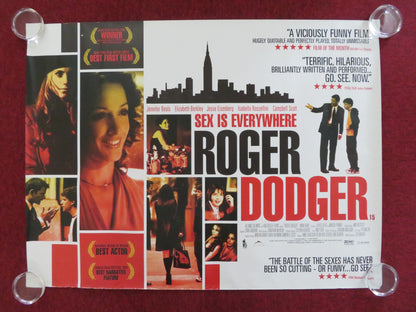 ROGER DODGER UK QUAD ROLLED POSTER CAMPBELL SCOTT JESSE EISENBERG 2002