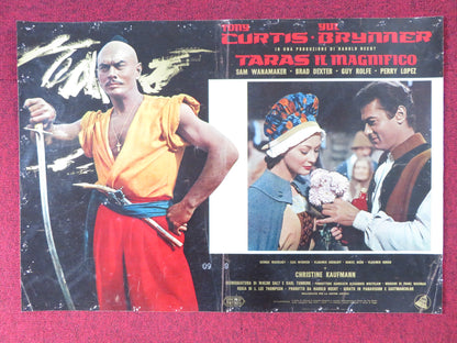 TARAS BULBA - A ITALIAN FOTOBUSTA POSTER TONY CURTIS YUL BRYNNER 1962