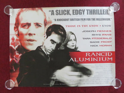 RANCID ALUMINIUM- B UK QUAD ROLLED POSTER JOSEPH FIENNES RHYS IFANS 2000