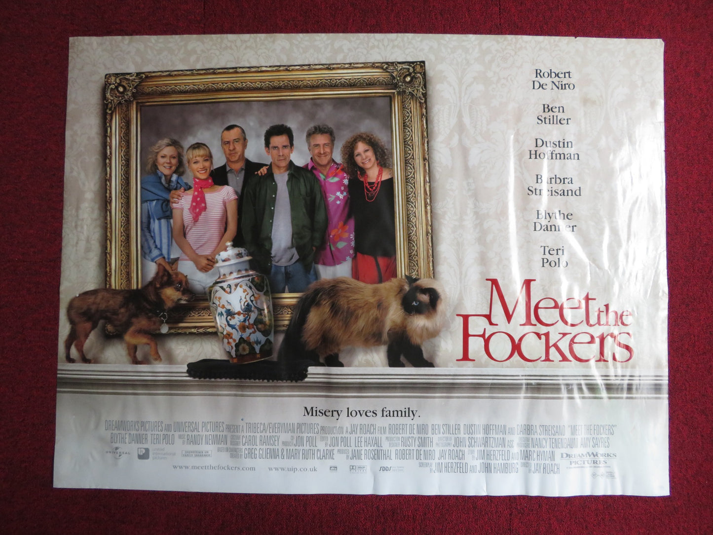 MEET THE FOCKERS UK QUAD (30"x 40") ROLLED POSTER ROBERT DE NIRO STILLER 2004