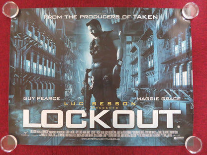 LOCKOUT UK QUAD ROLLED POSTER GUY PEARCE MAGGIR GRACE 2012