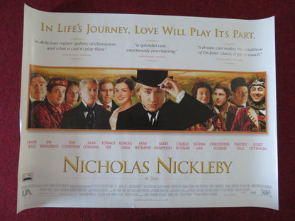 NICHOLAS NICKLEBY UK QUAD (30"x 40") ROLLED POSTER JAMIE BELL C. PLUMMER 2002