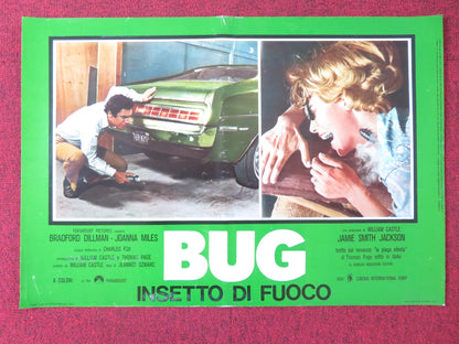 BUG - B ITALIAN FOTOBUSTA POSTER BRADFORD DILLMAN JOANNA MILES 1975