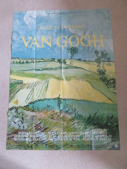 VAN GOGH FRENCH GRANDE POSTER JACQUES DUTRONC ALEXANDRA LONDON 1991