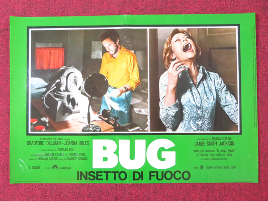 BUG - C ITALIAN FOTOBUSTA POSTER BRADFORD DILLMAN JOANNA MILES 1975